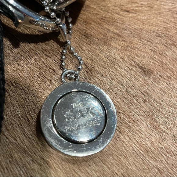 The sak pink label bag Black with Brown trim - Picture 5 of 5